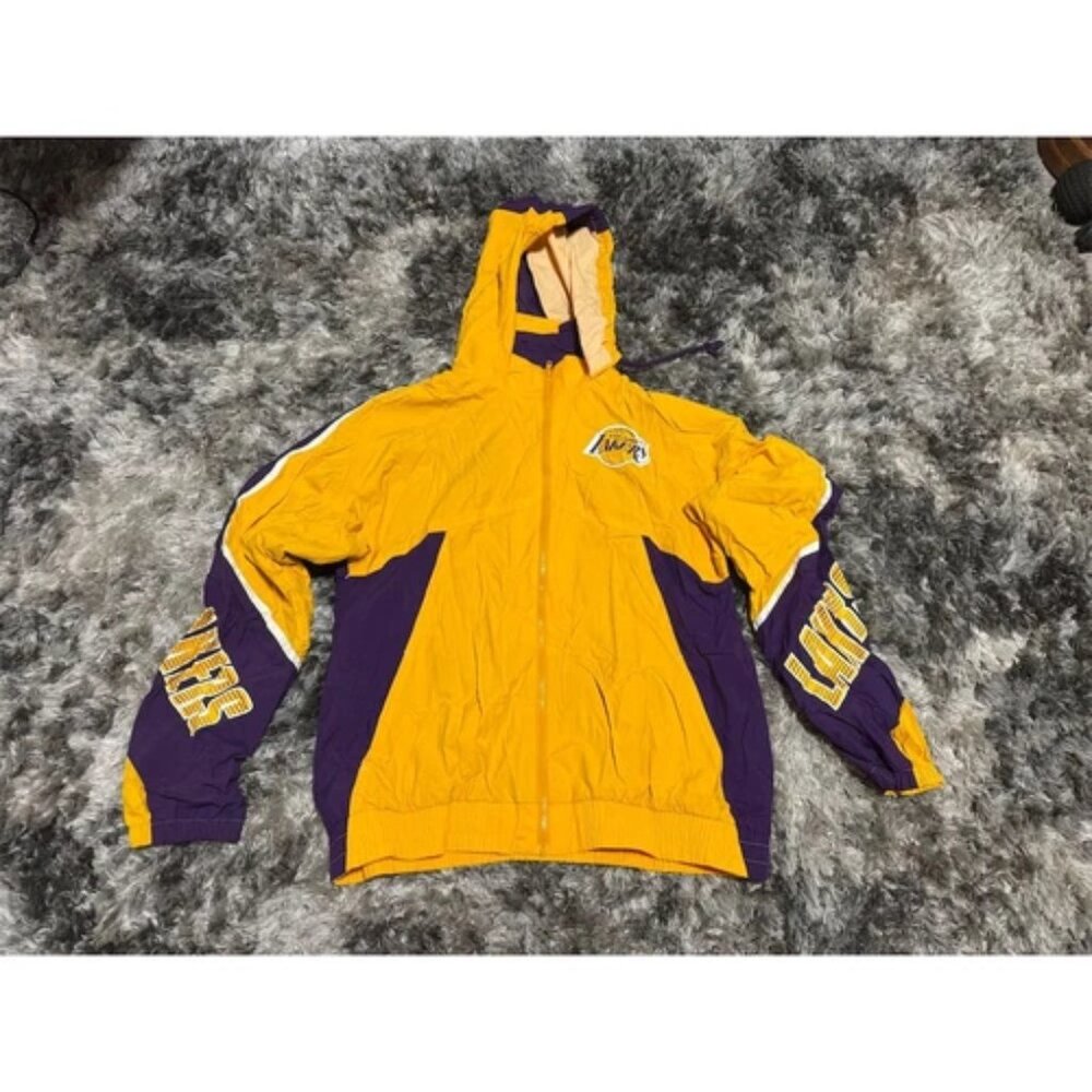 Mitchell & Ness Lakers Vintage Windbreaker Jacket Men's‎ L Multicolor
